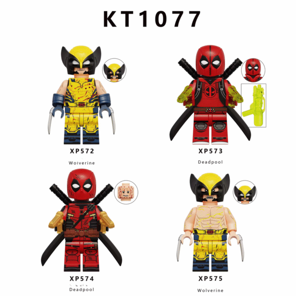 KT1077 - Wolverine & Deadpool Minifigures